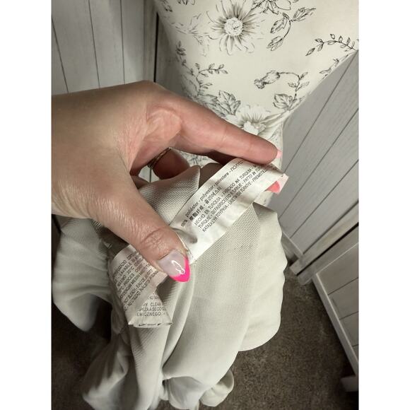 Zara Light Green Coat Waterfall Draped Front Long Lightweight Size US Small - Picture 4 of 7